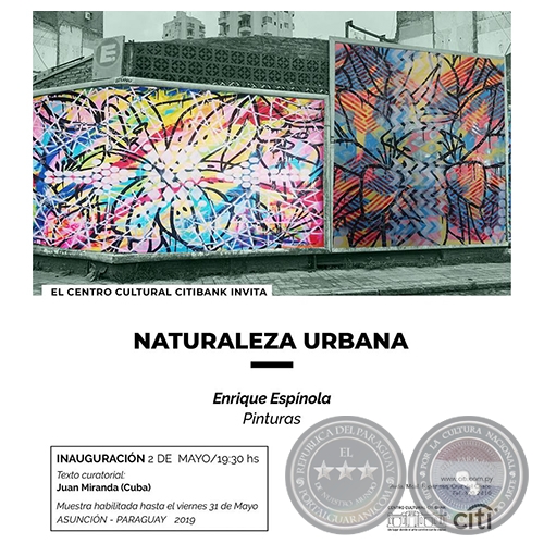 NATURALEZA URBANA - Exposición de Enrique Espínola - Jueves, 02 de Mayo de 2019